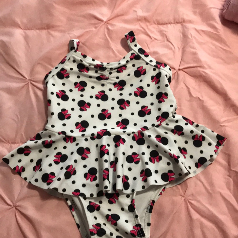 Minnie Mouse toddler girl swim suit